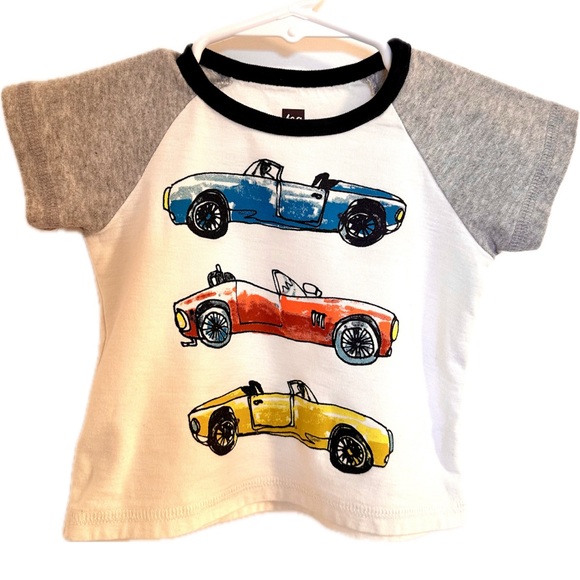 Trio of Tea Collection Baby T Shirts 3-6 Month - Picture 2 of 11